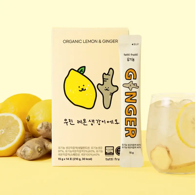 [환절기 필수템] 뚜띠프루티 우린 레몬생강이에오 14포